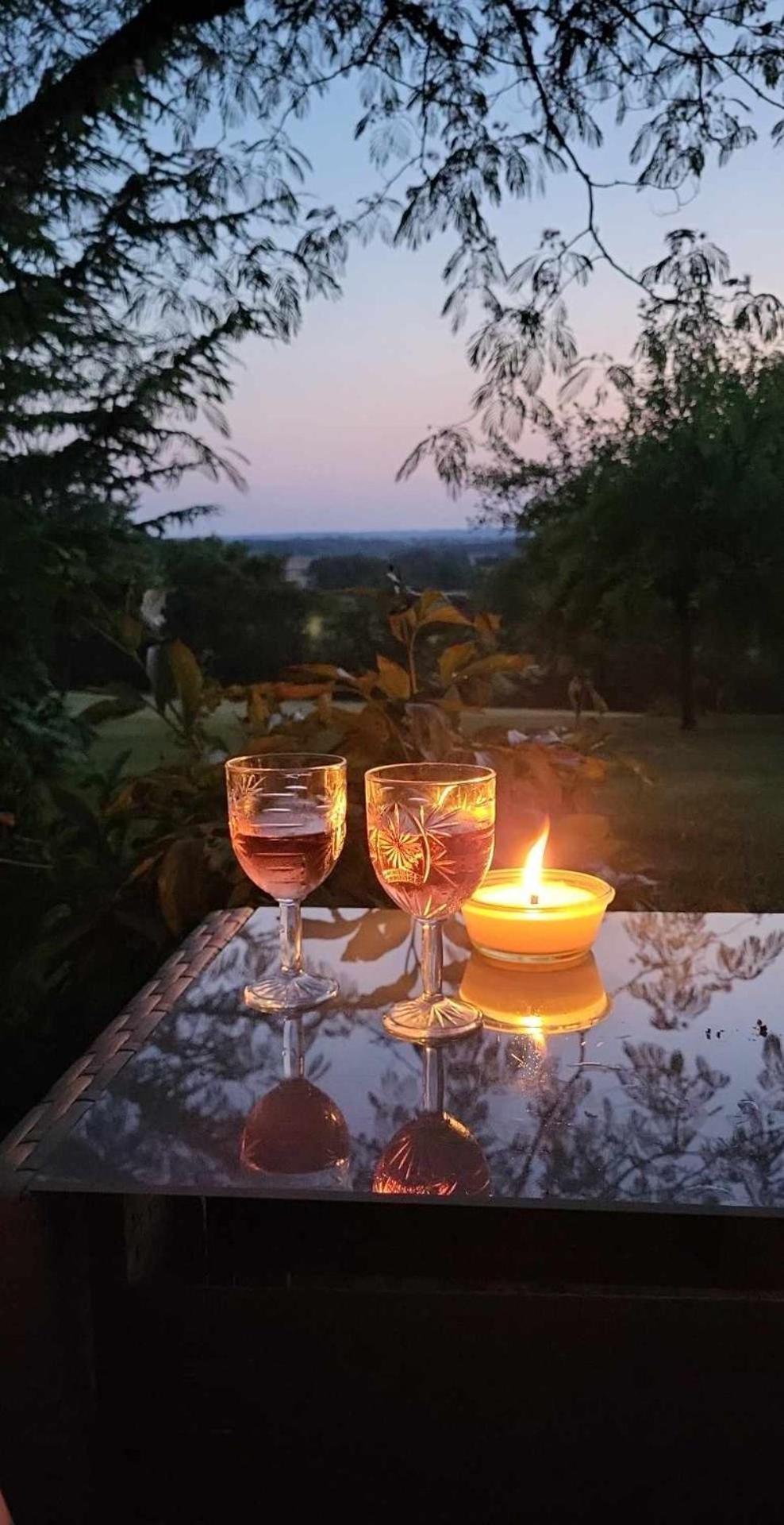 La Ferme Buissonniere Bed and Breakfast Bardou Buitenkant foto