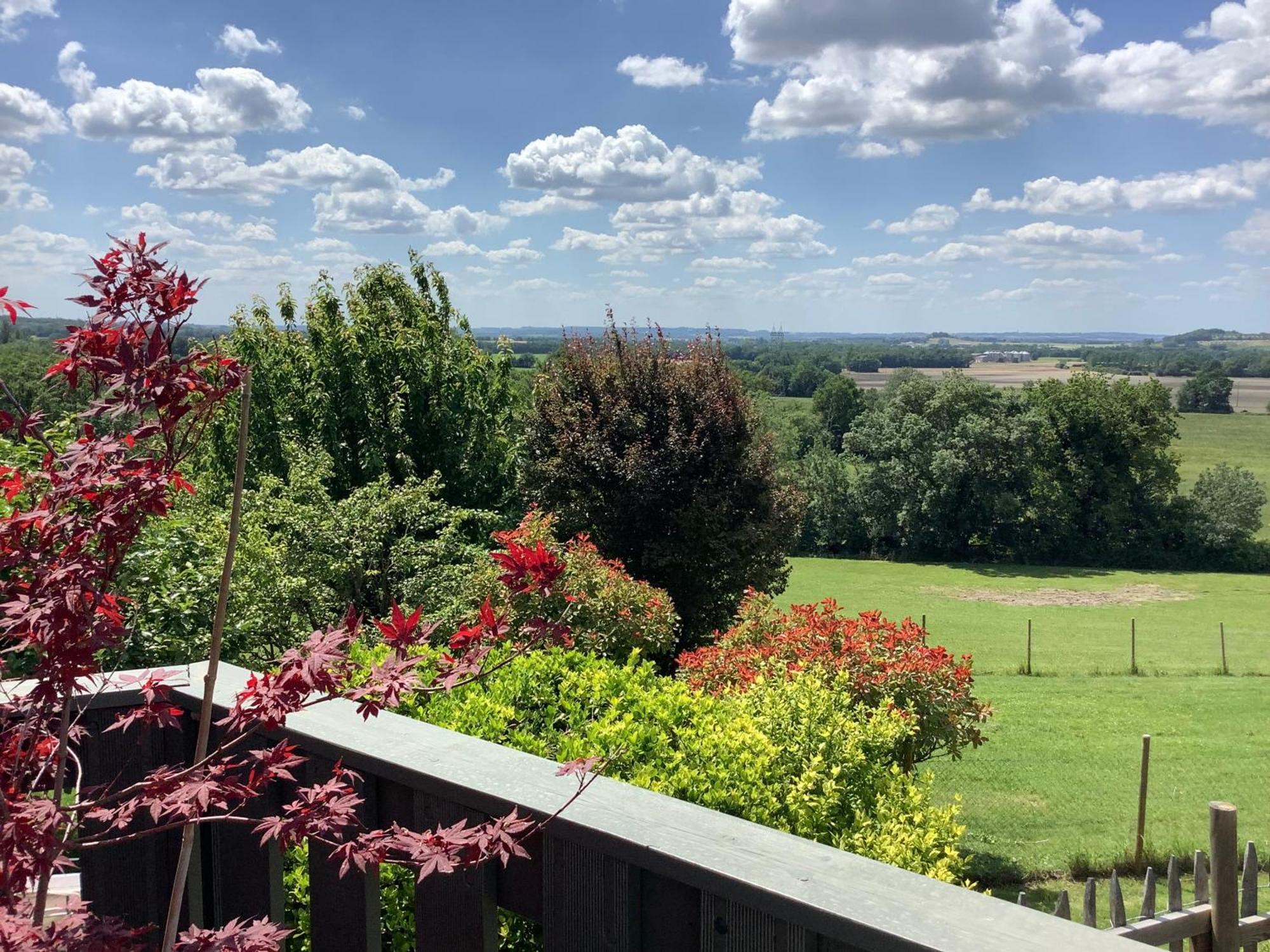 La Ferme Buissonniere Bed and Breakfast Bardou Buitenkant foto